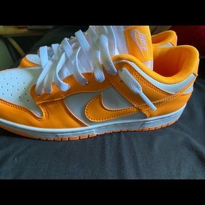 Brand new laser orange dunks